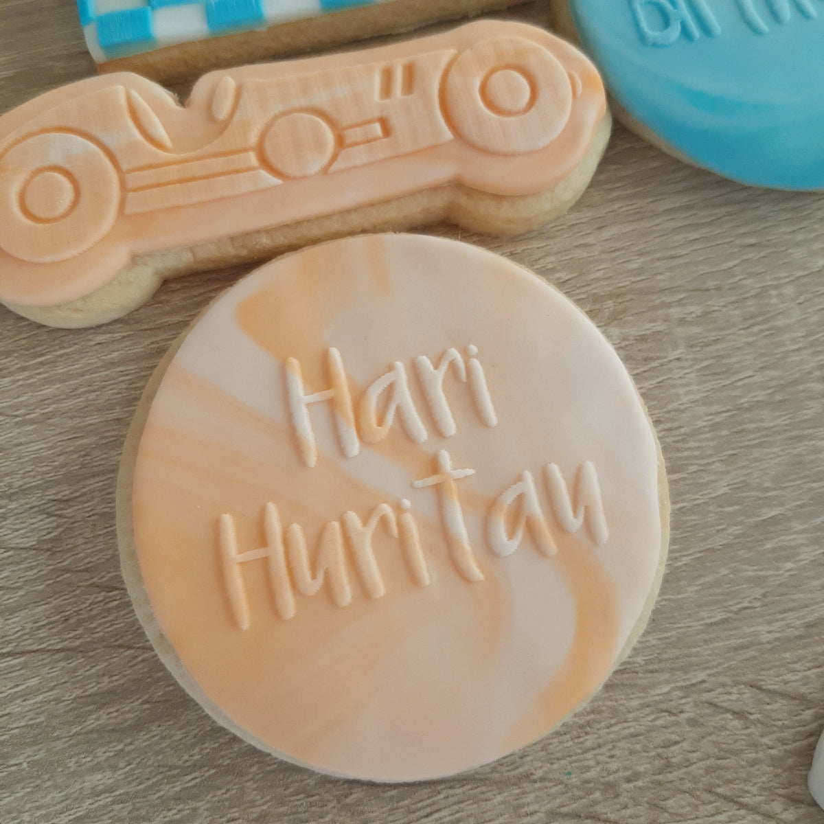 Hari Huritau Raised Acrylic Fondant Stamp – Little Monkey NZ