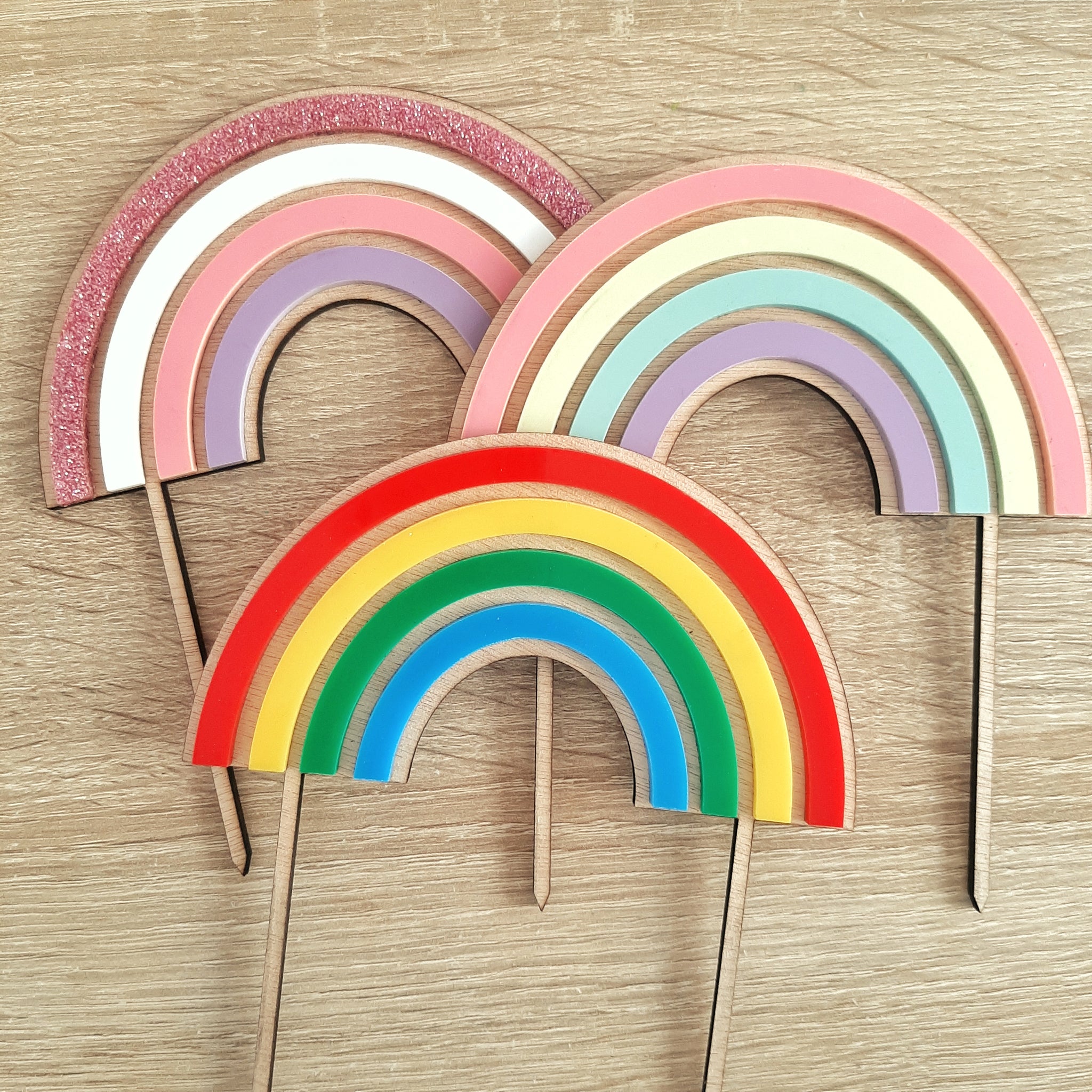 Rainbow Cake Topper Little Monkey NZ rainbow-cake-topper-little-monkey-nz