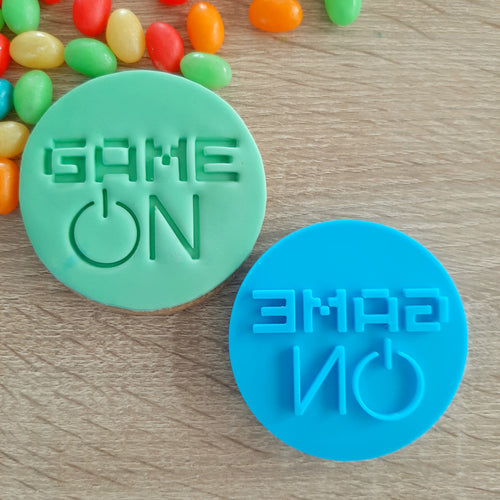 Game On Fondant Stamp