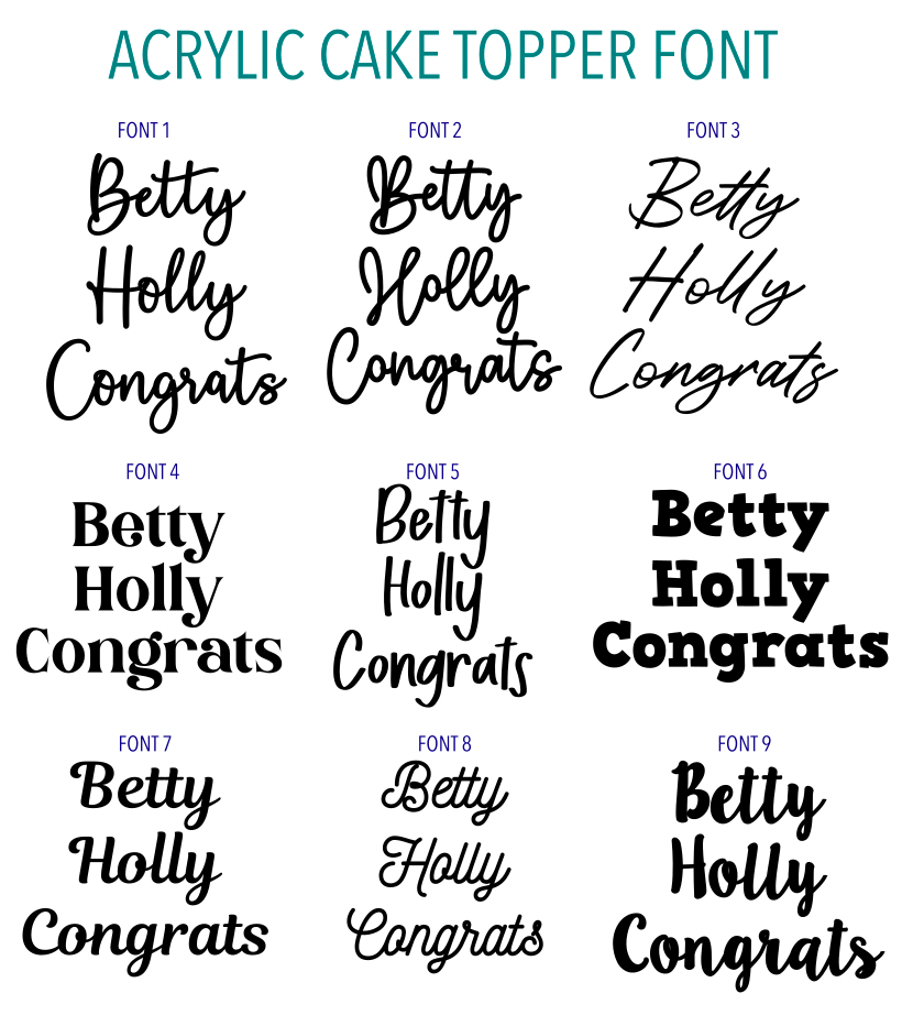 Custom Layered Acrylic Cake Topper – Little Monkey NZ
