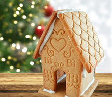 Load image into Gallery viewer, Small Gingerbread House Stamp Set (2 pcs)