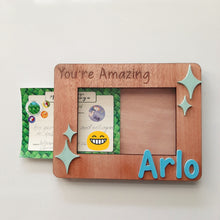 Load image into Gallery viewer, Personalised A6 Kids Certificate Display Frame
