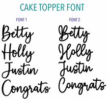 Load image into Gallery viewer, Custom Name/Text Cake Topper