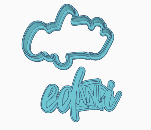 Custom Logo Cookie Cutter & Fondant Stamp Set (email first to check suitability)