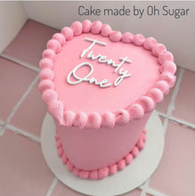 Load image into Gallery viewer, Custom Cake Tile (no stick topper)