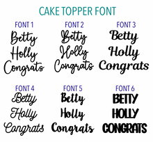 Load image into Gallery viewer, Custom Name/Text Acrylic Cake Topper