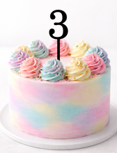 Load image into Gallery viewer, Number Cake Topper (4.5cm tall) - more colours available