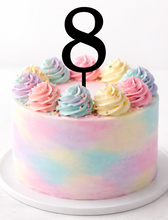 Load image into Gallery viewer, Number Cake Topper (8cm tall) - more colours available