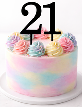 Load image into Gallery viewer, Number Cake Topper (8cm tall) - more colours available