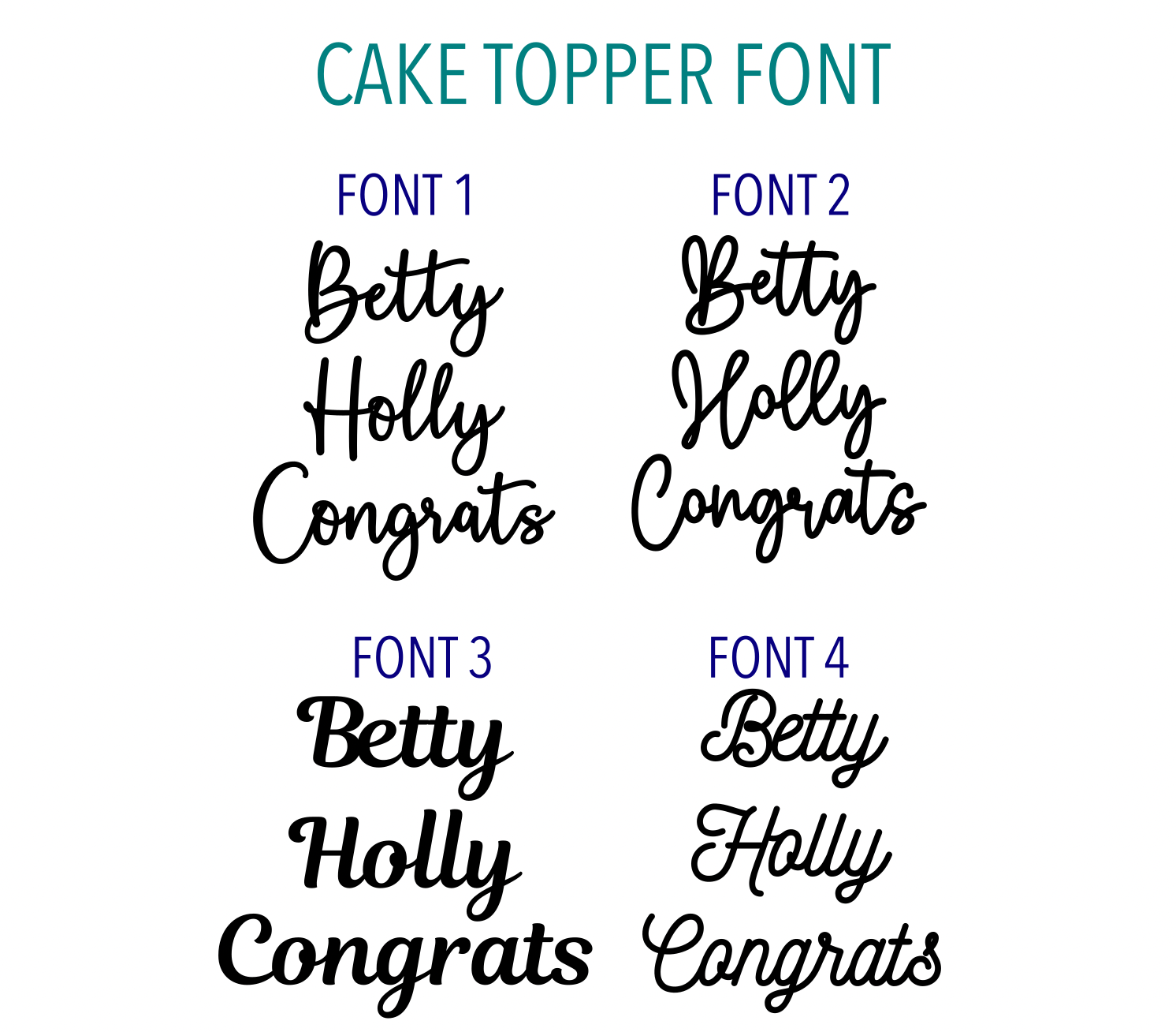 Topper Design Text Custom Name/Text Wooden Cake Topper – Little Monkey NZ
