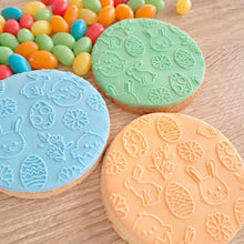 Load image into Gallery viewer, Easter Pattern Raised Acrylic Fondant Stamp
