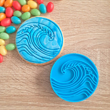 Load image into Gallery viewer, Wave Fondant Stamp