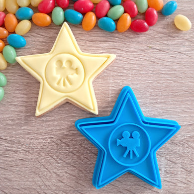 Movie Star Cookie Cutter & Fondant Stamp