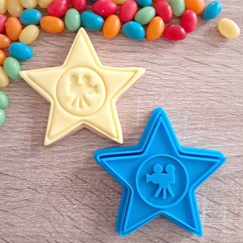 Movie Star Cookie Cutter & Fondant Stamp