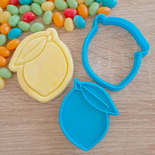 Load image into Gallery viewer, Lemon Cookie Cutter &amp; Fondant Stamp
