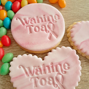 Wāhine Toa (Pink Ribbon) Fondant Stamp
