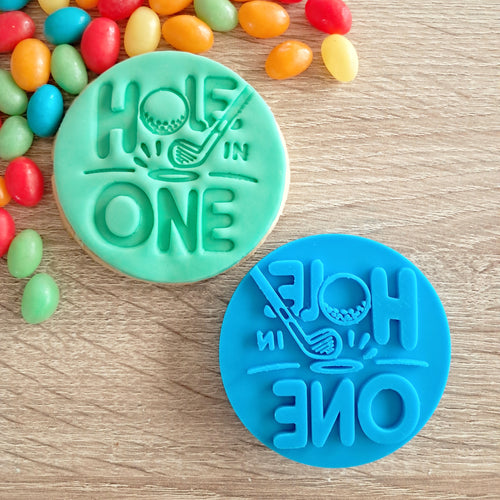Hole in One Fondant Stamp