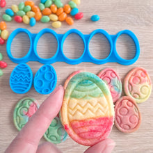Load image into Gallery viewer, Mini Easter Egg Multi Cookie Cutter &amp; Stamps