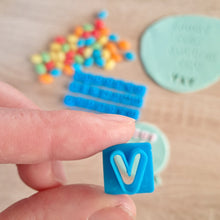 Load image into Gallery viewer, Cut &amp; Stamp Letter Set