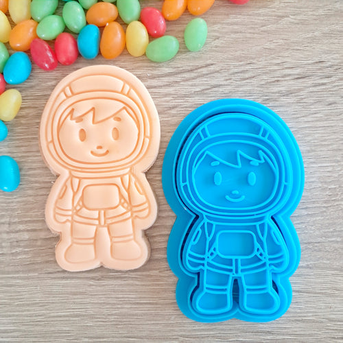 Astronaut Cookie Cutter & Fondant Stamp
