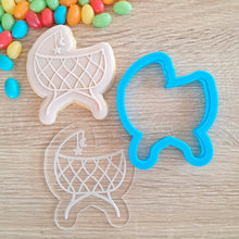 Load image into Gallery viewer, Bassinet Raised Acrylic Fondant Stamp &amp; Cookie Cutter