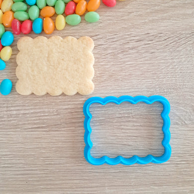 Scalloped Rectangle Cookie & Fondant Cutter