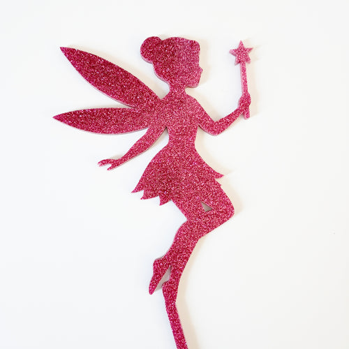 Fairy Cake Topper - Acrylic (more colours available)
