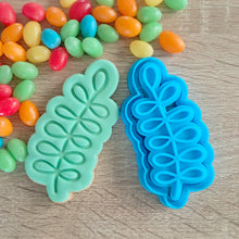 Load image into Gallery viewer, Leafy Frond (1) Cookie Cutter &amp; Fondant Stamp