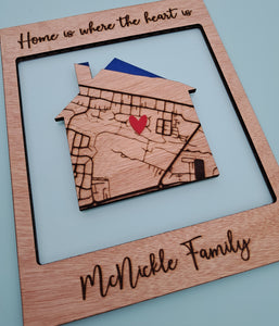 Personalised Map Wall Art
