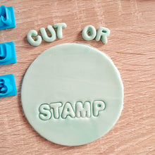 Load image into Gallery viewer, Cut &amp; Stamp Letter Set
