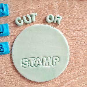Cut & Stamp Letter Set