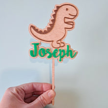 Load image into Gallery viewer, Custom Name &amp; Picture Cake Topper (70+ images to choose from)