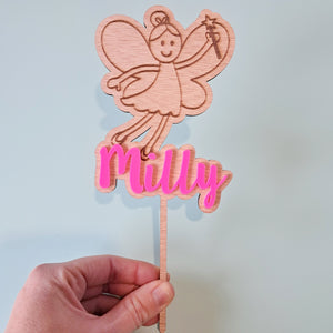 Custom Name & Picture Cake Topper (70+ images to choose from)