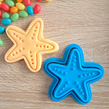 Load image into Gallery viewer, Starfish Cookie Cutter &amp; Fondant Stamp