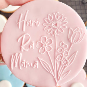 Hari Rā Māmā Raised Acrylic Fondant Stamp