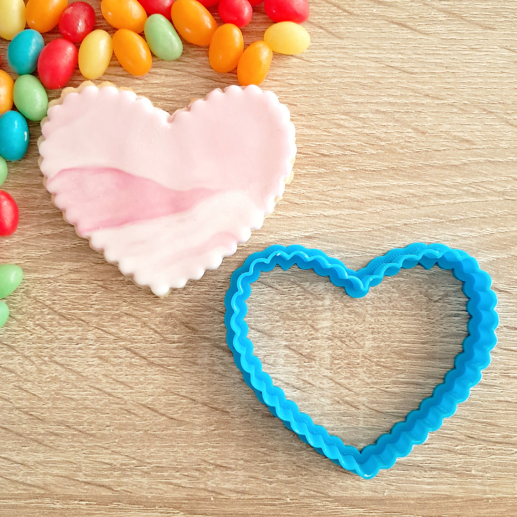 Scalloped Heart Cookie & Fondant Cutter