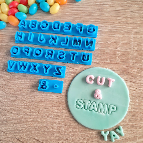Cut & Stamp Letter Set