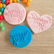 Load image into Gallery viewer, Wāhine Toa (Pink Ribbon) Fondant Stamp
