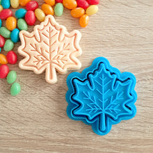 Load image into Gallery viewer, Maple Leaf Cookie Cutter &amp; Fondant Stamp