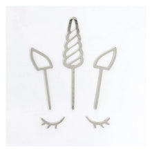 Load image into Gallery viewer, Unicorn Cake Topper Set - more colours available