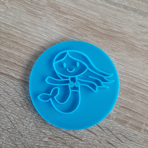 SECONDS Mermaid Fondant Stamp