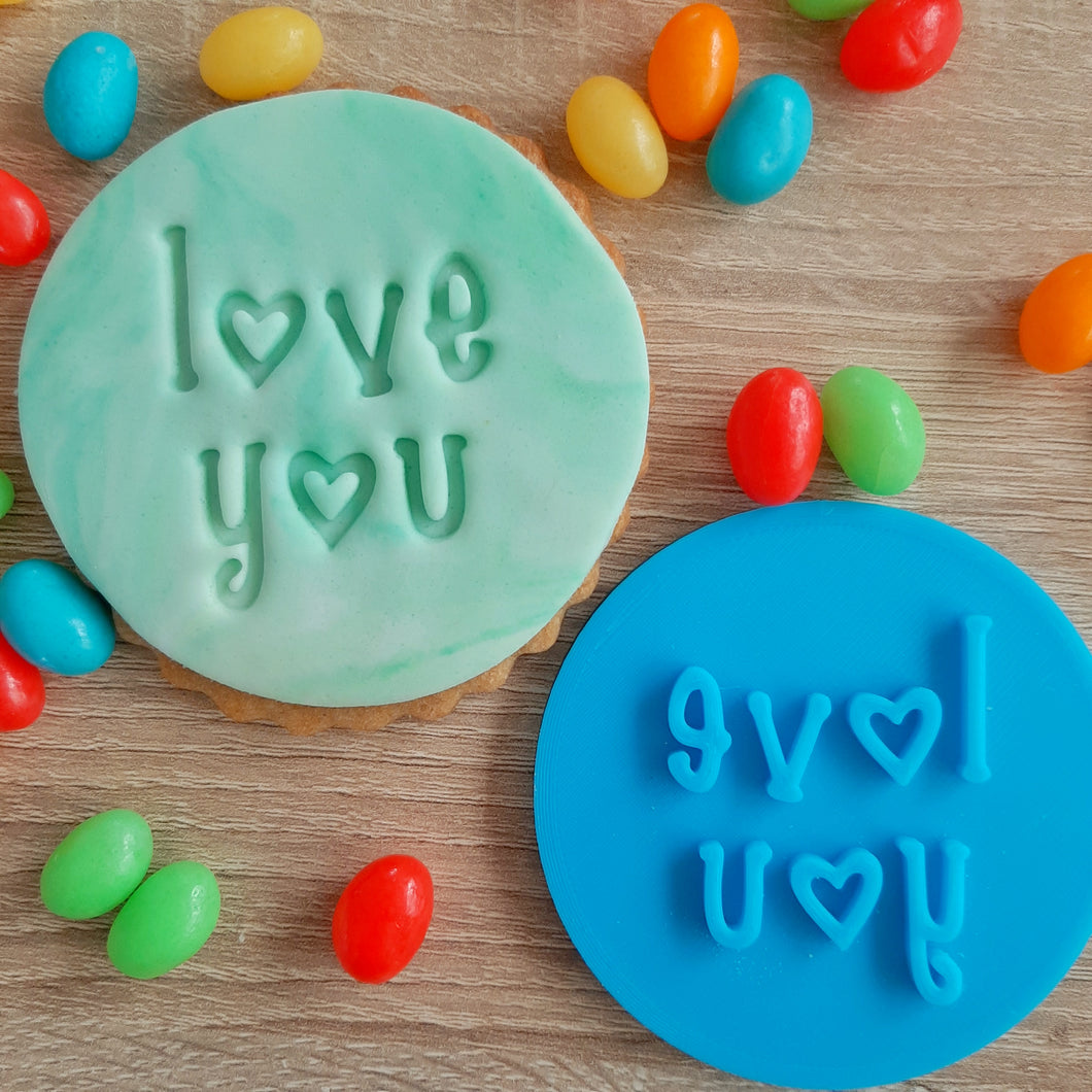 Love You Fondant Stamp