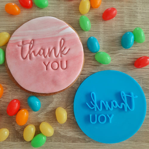 Thank You Fondant Stamp