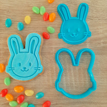 Load image into Gallery viewer, Bunny Head (1) Cookie Cutter &amp; Fondant Stamp