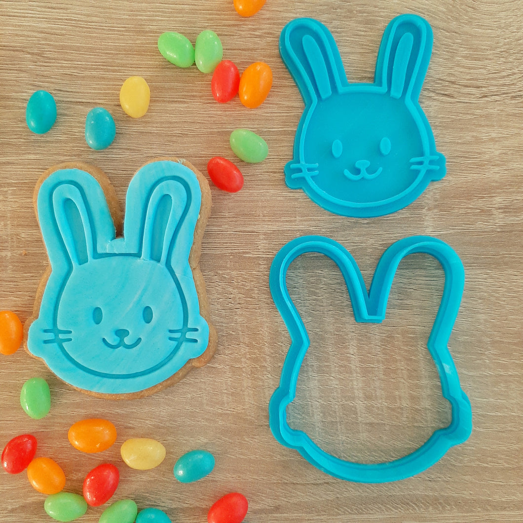 Bunny Head (1) Cookie Cutter & Fondant Stamp