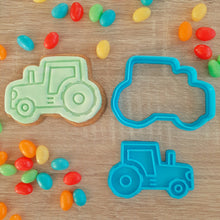Load image into Gallery viewer, Tractor Cookie Cutter &amp; Fondant Stamp