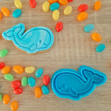 Load image into Gallery viewer, Whale Cookie Cutter &amp; Fondant Stamp