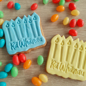 Rā Whānau Candles Cookie Cutter & Fondant Stamp