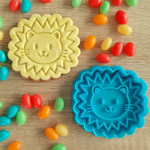 Lion Cookie Cutter & Fondant Stamp