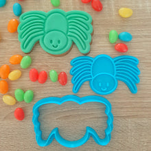 Load image into Gallery viewer, Spider Cookie Cutter &amp; Fondant Stamp